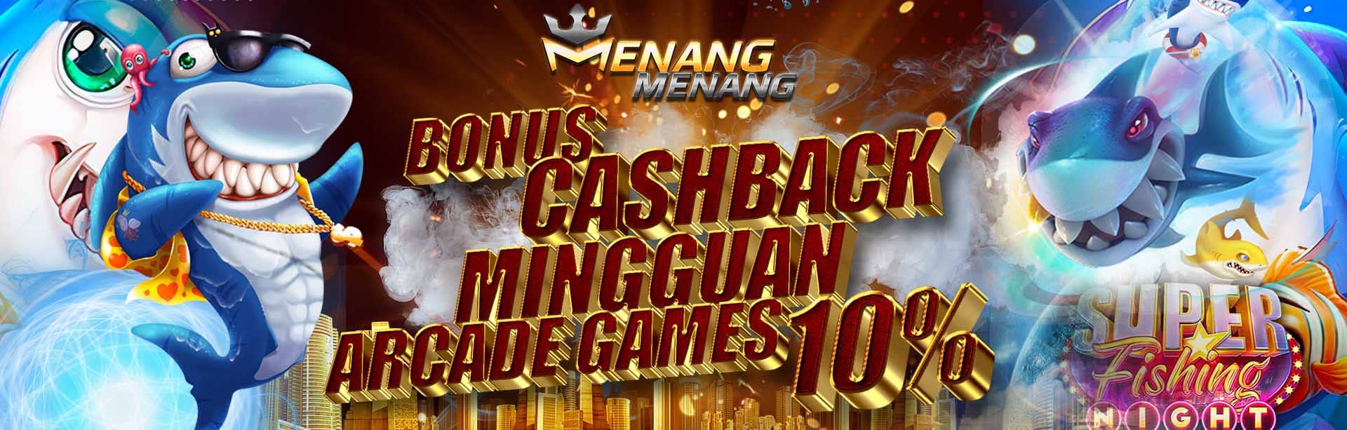 BONUS CASHBACK ARCADE